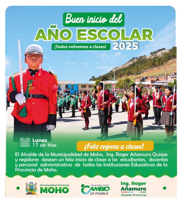 BIENVENIDOS AL AÑO ESCOLAR 2025