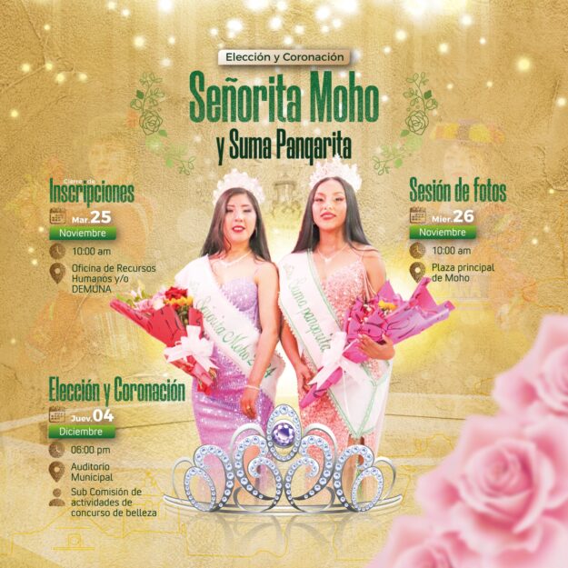 ELECCIÓN SEÑORITA MOHO Y SUMA PANQARITA DE 2025