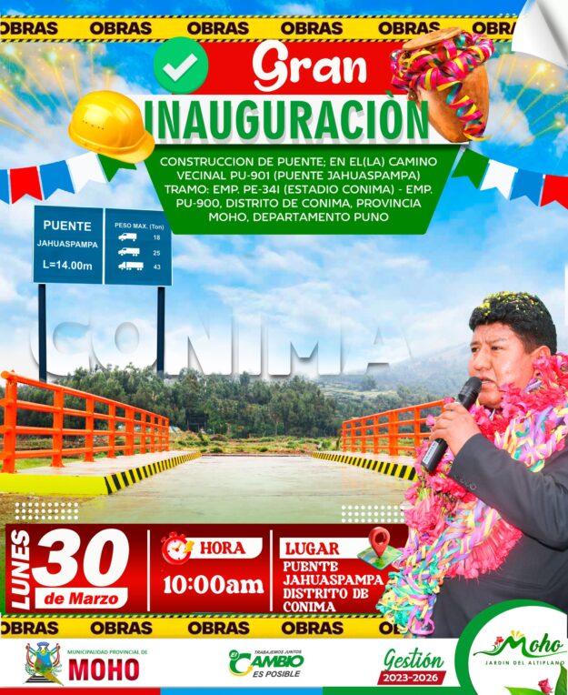 gran inaguracíov de puente