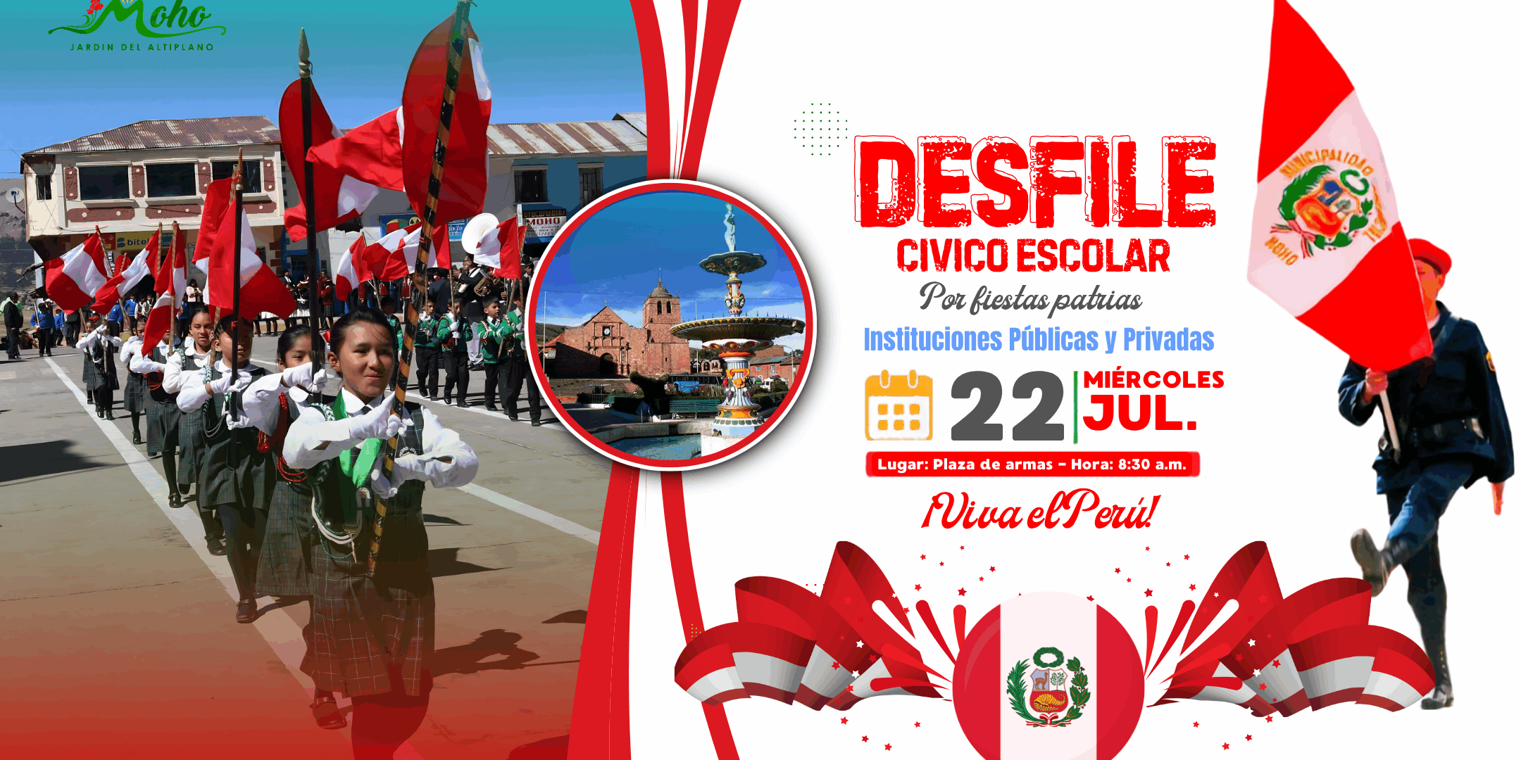 GRAN DESFILE CÍVICO POR FIESTAS PATRIAS