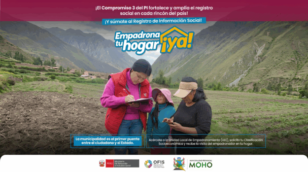 COMPROMISO 3 DEL MEF FORTALECE EL REGISTRO DE INFORMACIÓN SOCIAL PARA UNA MEJOR ATENCIÓN A LA POBLACIÓN VULNERABLE